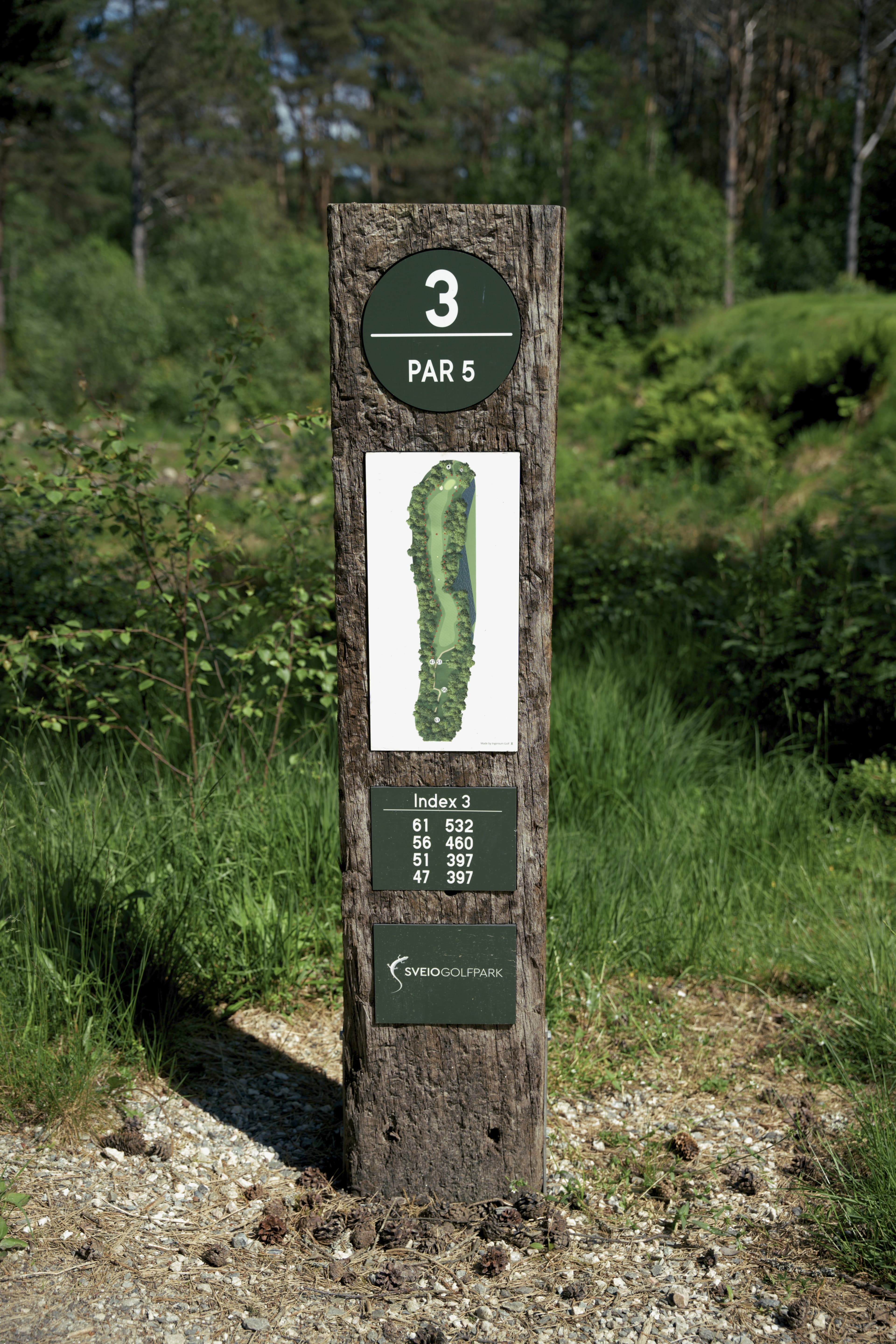 Oversiktibilde Haugaland Golfklubb hull 3 info 00000001