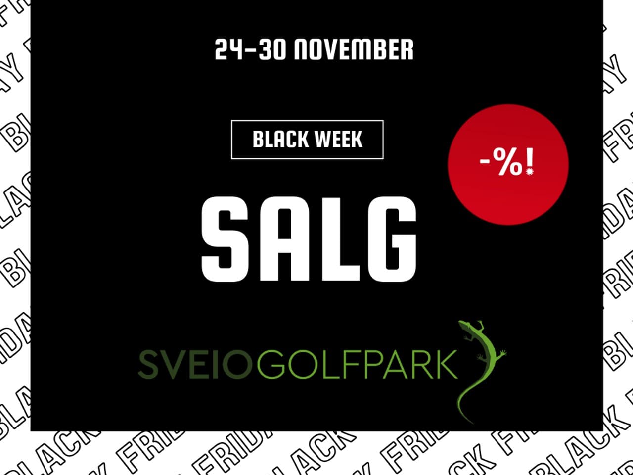 ⚫️ BLACK WEEK ER I GANG! ⚫️